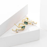 S'STEEL Silver 925 Geometric Stud Earrings for Women