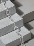 S'STEEL Silver 925 Bracelet Double-layer Chain Retro Religion