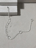 S'STEEL Silver 925 Bracelet Double-layer Chain Retro Religion