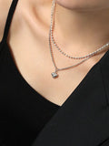 S'STEEL Silver 925 Pendant Necklace Heart Necklaces