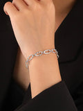 S'STEEL Sterling Silver 925 Bracelet Hip Hop Gift For Women