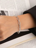 S'STEEL Sterling Silver 925 Bracelet Hip Hop Gift For Women