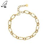 S'STEEL Sterling Silver 925 Bracelet Hip Hop Gift For Women