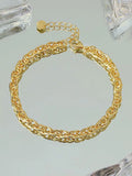 S'STEEL Silver 925 Bracelet Woven God Chain Gift Women Punk Style Accessories
