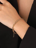 S'STEEL Silver 925 Bracelet Woven God Chain Gift Women Punk Style Accessories