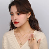 S'STEEL Silver 925 Water Drop Hoop Earrings for Women