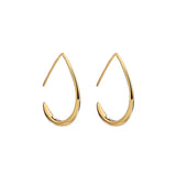 S'STEEL Silver 925 Water Drop Hoop Earrings for Women