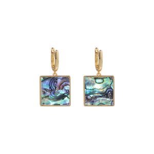 925 Sterling Silver Square Earings For Jewelry