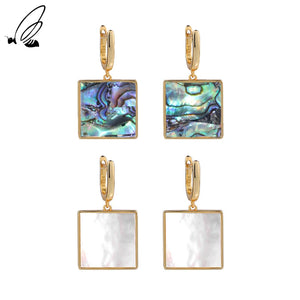 925 Sterling Silver Square Earings For Jewelry