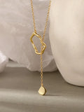 S'STEEL Geometric Pendant Necklace 925 Silver Women's Minimalist Jewelry