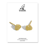 925 Sterling Silver Women's Stud Earrings Minimalist Geometric Earings