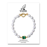 925 Sterling Silver Pearl Bracelet Personal Customized Gift Fine Jewelry