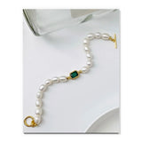 925 Sterling Silver Pearl Bracelet Personal Customized Gift Fine Jewelry