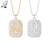 S'STEEL Minimalist Zircon Pendant Necklace 925 Sterling Silver for Women