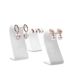S Shape Clear Acrylic Hanging Earring Display Stand 3pcs
