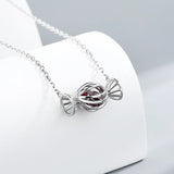 Sterling Silver Candy Pendant Necklace for Women