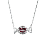 Sterling Silver Candy Pendant Necklace for Women