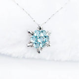Sterling Silver Women's Pendant Necklace for Holidays