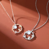 Sterling Silver Rabbit Pendant Women's Necklace