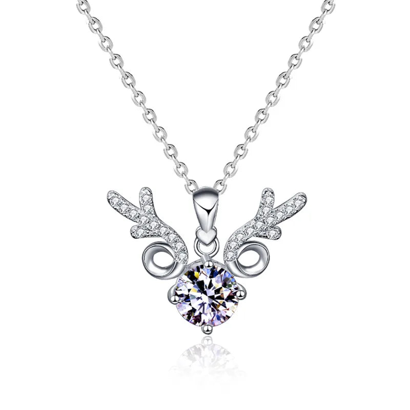 S Silver Women's Pendant Necklace European and American Holiday Gift