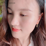 Champagne Green Enamel Drop Earrings Wedding Party Jewelry
