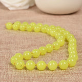 Concise Yellow Lemon Jasper 10mm Semiprecious Stone