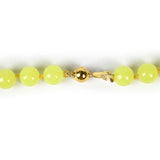 Concise Yellow Lemon Jasper 10mm Semiprecious Stone