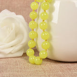 Concise Yellow Lemon Jasper 10mm Semiprecious Stone