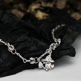 S925 Sterling Silver Charm Funny Magic Hat Ghost Bracelet
