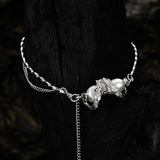 S925 Sterling Silver Rice Pearl Bracelet Women's Jewelry Gift