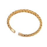 Titanium Steel Braid Bracelet Wire Bangle Opening Bracelet