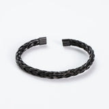 Titanium Steel Braid Bracelet Wire Bangle Opening Bracelet