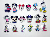 100Pcs/Lots DIY Enamel Mouse Charms Metal Charms