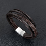 S7 Woven Bracelet with Metal Buckle