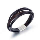S7 Woven Bracelet with Metal Buckle