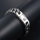 S7 Titanium Steel Casting Body Pattern Bracelet Men's Bracelet