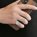 Personality Playing Card Titanium Steel Ring