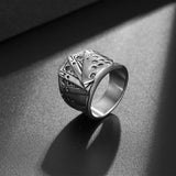 Personality Playing Card Titanium Steel Ring