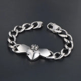 Titanium Steel Love Crown Bracelet CE295