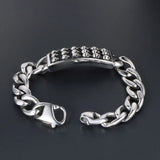 Punk Retro Skull Titanium Bracelet CE316