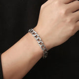 Hip Hop Men's Bracelet Titanium Steel Texture Personality Bracelet