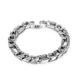 Hip Hop Men's Bracelet Titanium Steel Texture Personality Bracelet