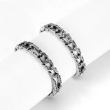 Hip Hop Men's Bracelet Titanium Steel Texture Personality Bracelet