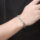 S7 Geometric Mesh Bracelet Men's Mirror Jewelry