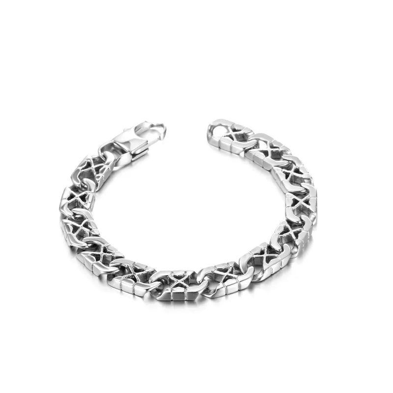 S7 Geometric Mesh Bracelet Men's Mirror Jewelry