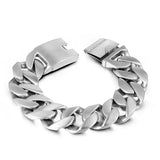 S7 Men's Titanium Steel Casting Bracelet Smooth Sand Surface Wire Drawing Handle