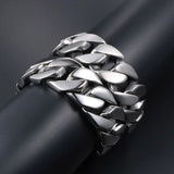 S7 Men's Titanium Steel Casting Bracelet Smooth Sand Surface Wire Drawing Handle