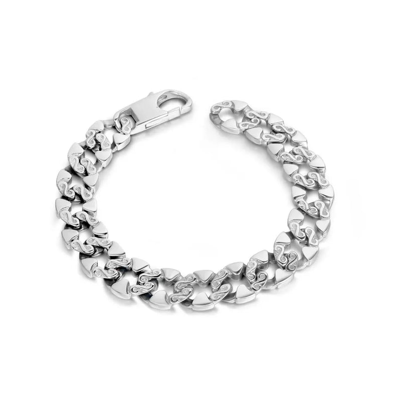 S7 Punk Retro S Pattern Bracelet Men's Handwear Accessories