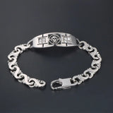 European American Personality Skull Diamond Titanium Steel Bracelet