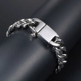 S7 Titanium Steel Clasp Bracelet Hip-hop Rock Men's Accessories CE499